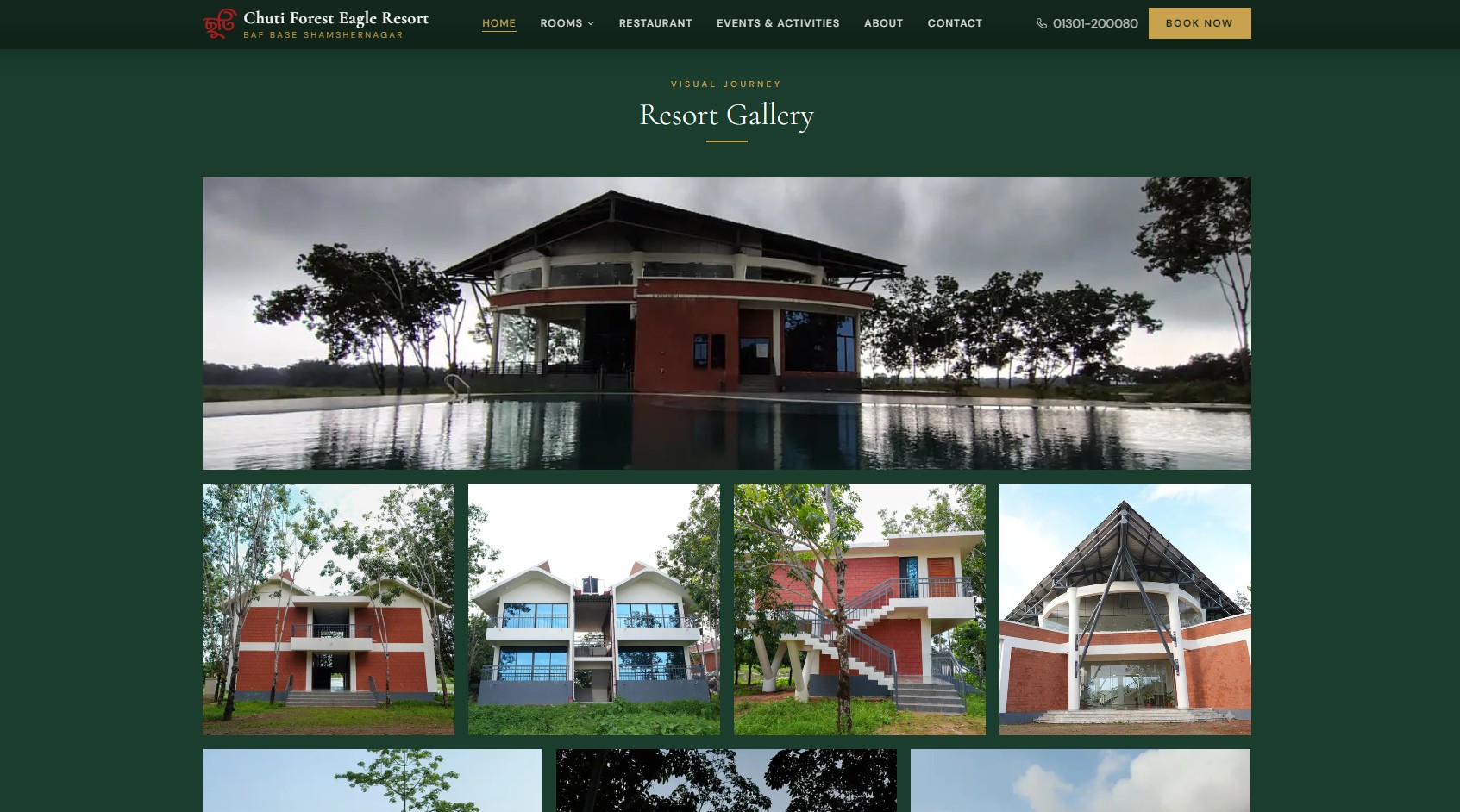 Chuti Forest Eagle Resort - Luxury resort marketing website